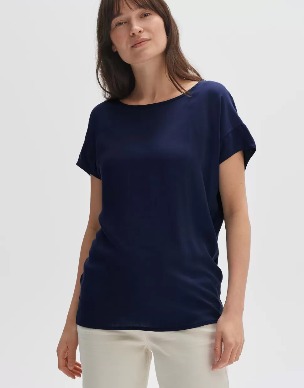 OPUS Fashion Shirts | T-Shirt Skita Soft Blue Hour