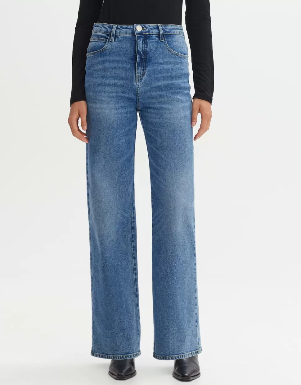 OPUS Fashion Jeans | Wide Jeans Mivy Heavy Blue